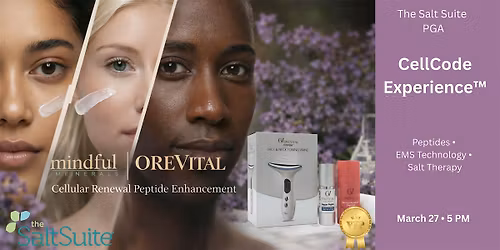 CellCode\u2122 Experience & Salt Cave Session