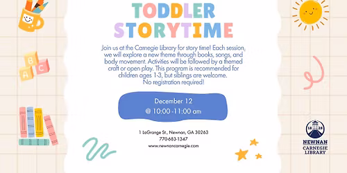 Toddler Storytime