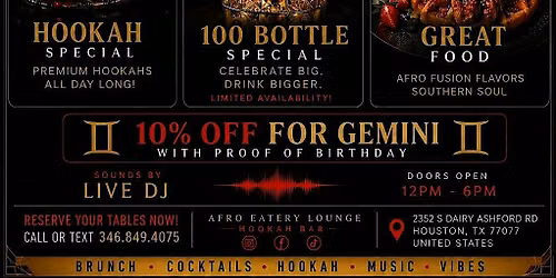 The Gemini Brunch Day Party