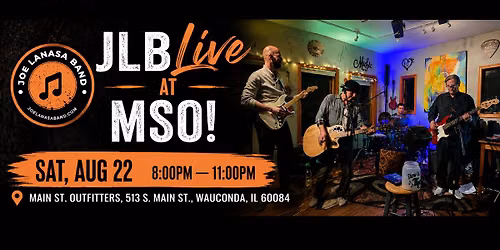 Joe Lanasa Band Live at MSO in Wauconda!