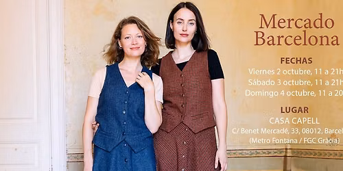 Mercado SusiSweetdress en Barcelona (2 al 4 octubre 2026)
