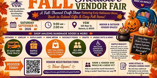 VSW Fall Inclusive Vendor Fair 