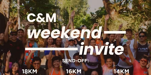 Weekend Stride: April 5 | 14km, 16km & 18km