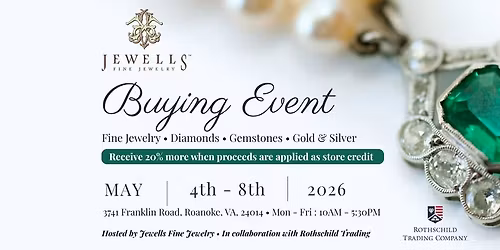 Roanoke Jewelry Buying Event