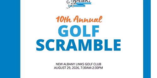 10th Annual Golf Scramble benefiting Speak! for the Unspoken