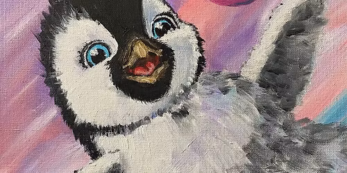 Happy Penguin , Family Paint Session at The Ark, Felixstowe 