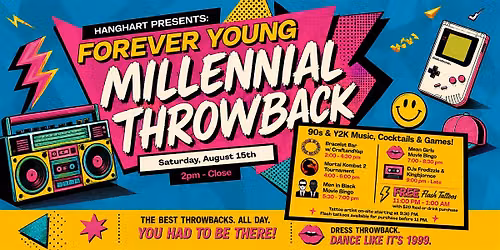 Millennial Throwback!  One Year Anniversary at Hanghart!