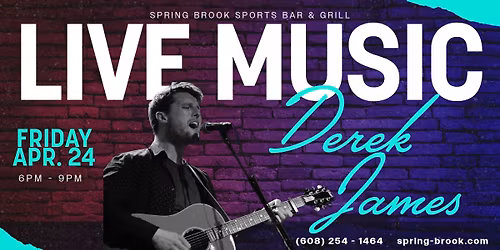 Derek James @ Spring Brook Sports Bar & Grill