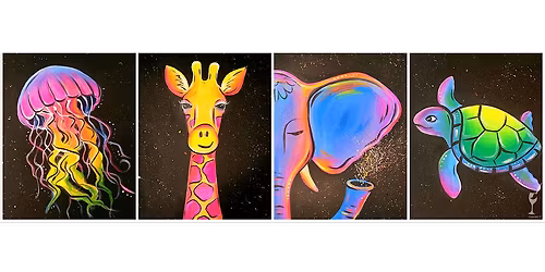 Bright Colorful Animal Friends - Paint and Sip in San Antonio | Classpop!\u2122