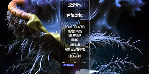 fabric Paris: Craig Richards, Francesco Del Garda, IAMBP, Midland, Sonja Moonear