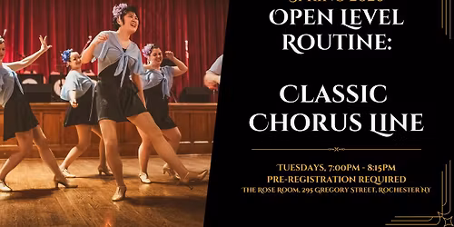 Open Level Chorus Line - Spring 2026