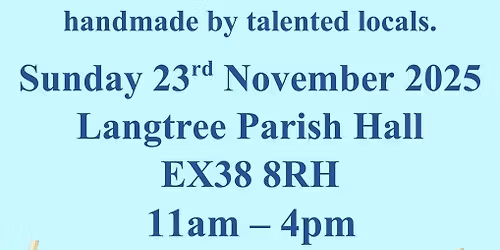 Langtree Christmas crafts and food fair