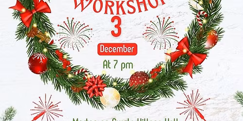 Friends of Ainderby School Wreath Making workshop