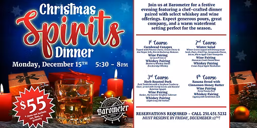 Christmas Spirits Dinner