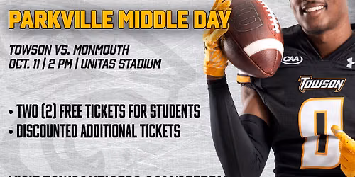 Towson Tigers at Monmouth Hawks Football at Kessler Stadium