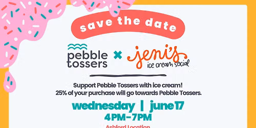 Pebble Tossers Ice Cream Social