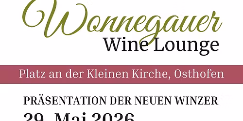 Wonnegauer Wine Lounge - Winzervorstellung