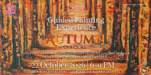 Better than Therapy: Guided Painting Experience \u2014  Autumn Colours