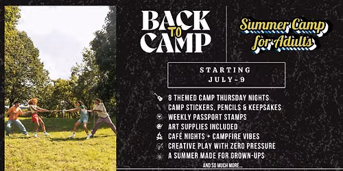 Back to Camp for Adults!