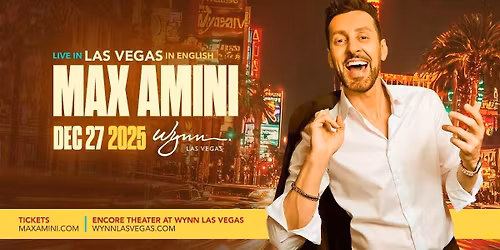 Max Amini Live in Las Vegas! (in English)