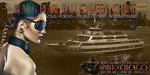 Chicago Halloween Party Cruise | Pier Pressure\u00ae Black Pearl