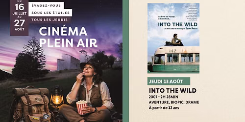 CINEMA PLEIN AIR : Into The Wild