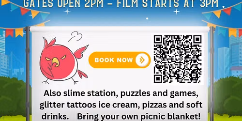 Children's outdoor cinema and activities