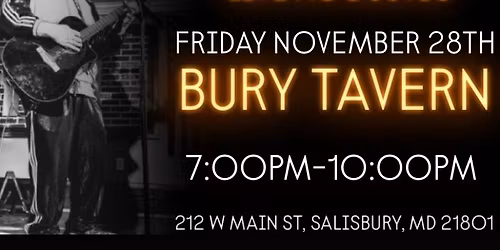 JOHNNY CARDO LIVE ACOUSTIC - BURY TAVERN 11\/28\/25