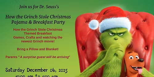 The Grinch Pancake Breakfast Party