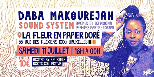 DABA MAKOUREJAH Album release Show\/ Support Act: ROSSEA Hosted by BRC