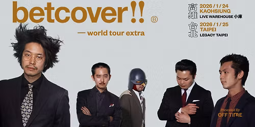 betcover!! world tour extra 2026 - TAIPEI