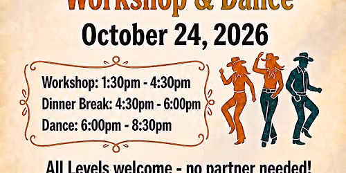 All Level Line Dance Workshop & Dance