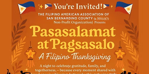 Pasasalamat at Pagsasalo: A Filipino Thanksgiving