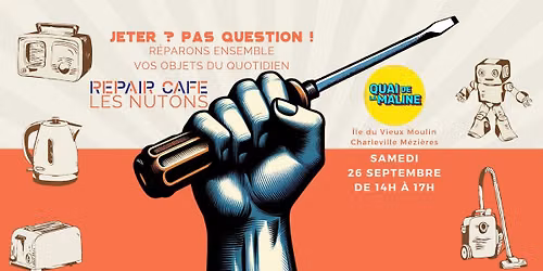 Repair Caf\u00e9 - R\u00e9parons ensemble vos objets du quotidien !