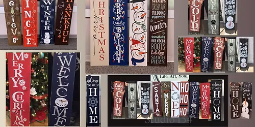GET READY! Christmas, Winter, and Everyday porch signs are here!!! 