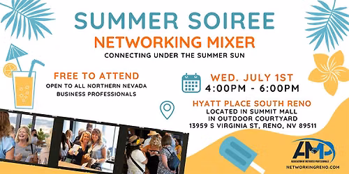 Summer Soir\u00e9e: Reno Networking Mixer