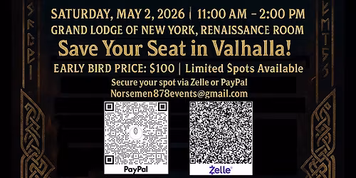 \u2694\ufe0f SAVE THE DATE: Viking Degree & Valhalla Feast! \ud83c\udf1f