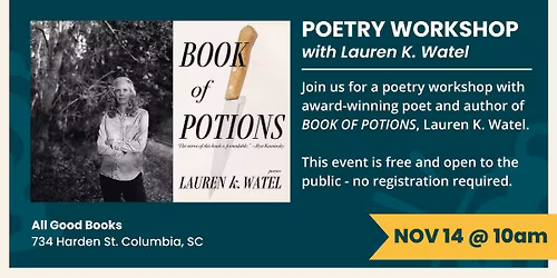 Poetry Workshop with Lauren K. Watel