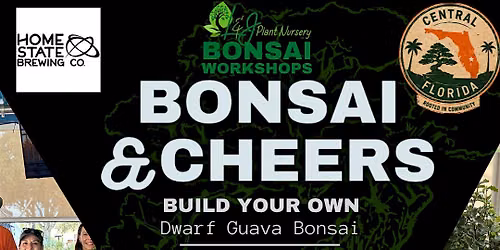 Bonsai & Cheers at Home State Brewing | Dwarf Guava Bonsai Workshop
