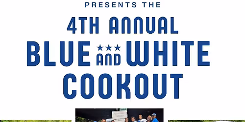 Blue and White Cookout