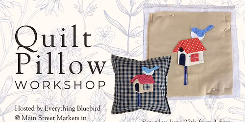 6\/27\/26 Quilt Pillow Workshop - Dallas, GA