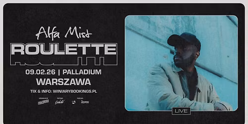 ALFA MIST \/ 09.02.26 \/ Palladium, Warszawa