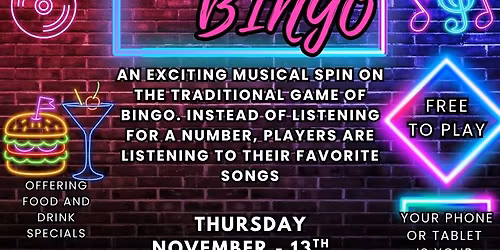 Music Bingo at The Lodge