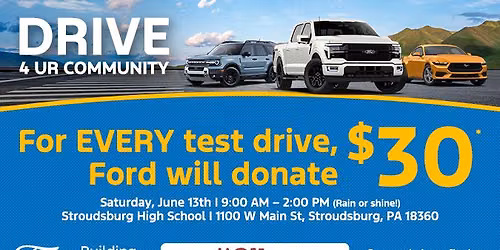 Drive For Your Community Test Drive Event - Ray Price Stroud Ford!