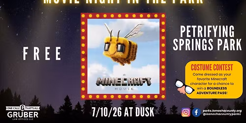 Movie Night in the Park: A Minecraft Movie