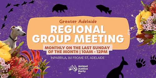 Greater Adelaide Regional Group Meeting August 2026