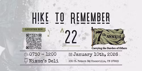 7th Annual - A Hike to Remember "22"