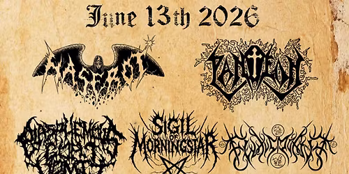 Haserot, Panteon, Blasphemous Goat Vomit, Fluxus Mortis, Sigil of Morningstar