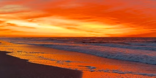 \ud83c\udf0a Sunrise Beach Yoga in Myrtle Beach - Caravelle Resort Beach area