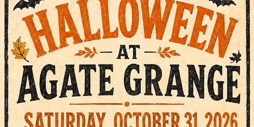 Halloween Trunk or Treatat Agate Grange